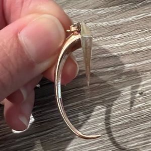 Anthropologie Rose Gold Tusk Earring Jacket